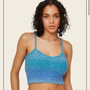 DUSTY KNIT CAMI - blue - by Find Me Now